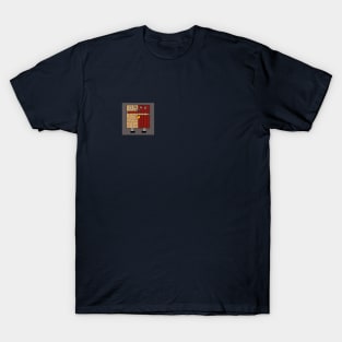 Muster mit verliebten Robotern - Retro-Roboter. T-Shirt